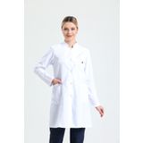 Ehil Önlük Uzun Boy Hakim Yaka Beyaz Doktor / Öğretmen Önlüğü