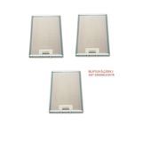 EHLA Filtre Beko Uyumlu 3 ADET 26,2x33,5cm Davlumbaz Ankastre Alüminyum Tel Yağ Filtresi 3 ADET