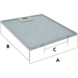 Ehla Filtre Termikel Tigris BB60 Ankastre Aspiratör Davlumbaz Yağ Filtresi (24,90CM x 28,50CM) Uyumlu