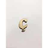 Ehobici 2,5cm Ahşap Harf ve Rakamlar - Ç