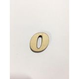 Ehobici 2,5cm Ahşap Harf ve Rakamlar - Ö