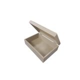 ehobici Ahşap Dikdörtgen Kutu 20x14cm Menteşeli