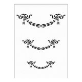 Ehobici Çeltik Desen Stencil Şablon (15X20) ÇE-007 - Gri