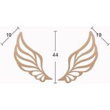 Ehobici DS-083 Boyanabilir Duvar Dekorasyonu Ahşap Obje