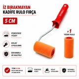 Ehobici İz Bırakmayan Kadife Rulo Fırça 5cm +1 Yedekli