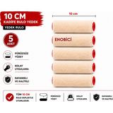 Ehobici Kadife Rulo 5 Li Yedek 10CM (Moher) - - - Çok Renkli