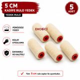 Ehobici Kadife Rulo 5 li Yedek 5cm (Moher)
