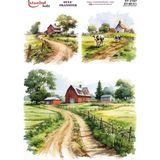 Ehobici Sulu Transfer Kağıdı 25X35CM ST-2167 - Çok Renkli