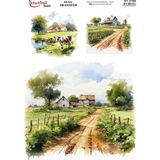 Ehobici Sulu Transfer Kağıdı 25X35CM ST-2168 - Çok Renkli