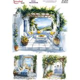 Ehobici Sulu Transfer Kağıdı 25X35CM ST-2219 - Çok Renkli