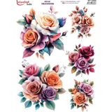 Ehobici Sulu Transfer Kağıdı 25X35CM ST-2353 - Çok Renkli