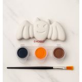 ehobici Taş Boyama Seti Halloween Yarasa 3 Renk Akrilik Boya 5ml + Fırça