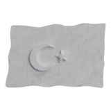 Ehobici Türk Bayrağı Figür 8,5x5,5cm - - - Beyaz