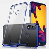 Ehr. Huawei Honor Play ile Uyumlu Darbeye Karşı Dayanıklı Lazer Kesim Silikon TPU Kılıf (Mavi, Huawei Honor Play)