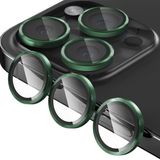Ehr. iPhone 12 Pro Max ile Uyumlu Kamera Lens Koruyucu, Safir Cam, Alüminyum Alaşım Çerçeve, Kolay Kurulum, HD Kalite, Güçlü Yapışma, Çubuk Sökme Aparatlı-Yeşil