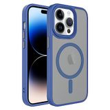 Ehr. iPhone 13 Pro Max için Manyetik Kılıf [MagSafe ile Tam Uyumlu] [Askeri Sınıf Düşme Koruması] Yarı Saydam Arkası Mat Darbeye Karşı Dayanıklı Silikon Kamera Korumalı Telefon Kılıfı