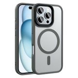 Ehr. iPhone 16 Pro için Manyetik Kılıf [MagSafe ile Tam Uyumlu] [Askeri Sınıf Düşme Koruması] Yarı Saydam Arkası Mat Darbeye Karşı Dayanıklı Silikon Kamera Korumalı Telefon Kılıfı