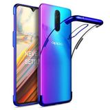 Ehr. Oppo RX17 Pro ile Uyumlu Darbeye Karşı Dayanıklı Lazer Kesim Silikon TPU Kılıf (Mavi, Oppo RX17 Pro)