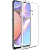 Ehr. Samsung Galaxy A20S Uyumlu Kamera Korumalı Darbe Önleyici Ultra Slim TPU Şeffaf Silikon Kılıf (Şeffaf, Samsung Galaxy A20S)