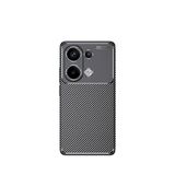 Ehr. Xiaomi Redmi Note 13 Pro 4G Uyumlu Kamera Korumalı Carbon Brushed Silikon Kılıf