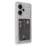 Ehr. Xiaomi Redmi Note 13 Pro Plus Uyumlu Kamera Korumalı Kartlıklı Köşeleri Airbag Tasarımlı Darbe Önleyici Şeffaf Silikon Kılıf (Şeffaf, Xiaomi Redmi Note 13 Pro Plus)