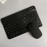 EHZ Teknoloji IPad Xiaomi Samsung Huawei Tablet Laptop Uyumlu Renkli Bluetooth Bağlantılı Klavye+Mouse Set - Siyah