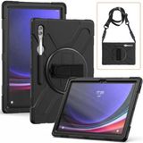 EHZ Teknoloji Samsung Galaxy X610 Tab S9 Fe Plus 12.4 Kılıf Amazing Tablet Kapak - Siyah