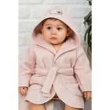 EIFIN Kapşonlu Bambu Çocuk Bornoz Çok Yumuşak - Pembe - 2 - 4 Yaş