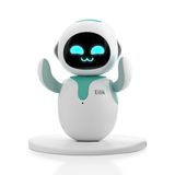 Eilik Akıllı Masaüstü Robotu | çocuklar ve yetişkinler için, duygu etkileşimleri ve animasyonlar, oyuncak eğlence arkadaşı evcil hayvan robot kişisel asistan daha fazla eğlence için