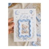 Eilo 20’li 3D Baskı Dalgalı Fotoğraf Çerçevesi Magnet | Hoş Geldin Bebek, Baby Shower, bebek mevlidi Nikah ve Doğum Günü Hediyeliği