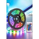 Eilo Luxe 5 Metre Şerit LED Rgb Işıklı Kumandalı Güç Adaptörü Her Ortama Uygun - AA002C-67Z7H6 - Çok Renkli