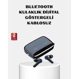 Eilo Luxe Bluetooth Kulaklık – Powerbank Özellikli Oyun Modlu Uzun Ömürlü ve Şarj Kutu - AA002C-67UBF - Çok Renkli