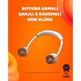 Eilo Luxe Katlanabilir Asılabilir Fan | USB Şarjlı 3 Vitesli Sessiz Mini Fan - AA002C-67UHG0 - Çok Renkli