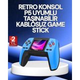 Eilo Luxe P5 Retro Gamepad | 520 Klasik Oyunlu Mini Oyun Konsolu - AA002C-67VQG0