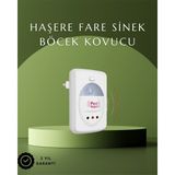Eilo Luxe Ultrasonik Ses Dalgalarıyla Kimyasalsız Fare ve Böcek Kovucu Cihaz - AA002C-67VOR9