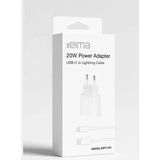 Eima EMT-020 20W Hızlı Şarj Seti | Usb-C To Lightning Kablolu Power Adaptör - Çok Renkli