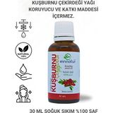 Ein Natur %100 Saf, Kuşburnu Çekirdeği Yağı, 30 ml, Rosa Canina Seed Oil, Soğuk Sıkım, Cold Pressed