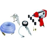 Einhell 4020565 Basınçlı Hava Aksesuar Seti 10 Parçalı (Kompresör Aksesuarı, Kompresörler için Uygun)