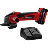 Einhell Akülü Avuç Taşlama Seti TC-AG 18/115 Li Kit Power X-Change (18 V, 115 mm disk çapı, 28 mm kesme derinliği, softstart, kesme diski dahil değildir, 4.0 Ah akü ve şarj cihazı dahil) - 4431133