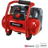 Einhell Akülü Çanta Tipi Kompresör TE-AC 36/8 Li OF Set-Solo Power X-Change(36V,maks.8 bar, yağsız, 130 l/dk emiş kapasitesi, 3parçalı adaptör seti dahildir,akü ve şarj cihazı dahil değildir-4020440