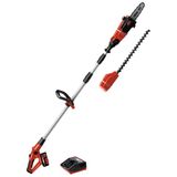 Einhell Akülü Çok Fonksiyonlu Budama GE-HC 18 Li T Kit (18V, 3Ah, 2'si 1 arada çit budama makinesi ve motorlu testere, Oregon kılavuz, akü ve şarj cihazı dahildir) - 3410805