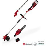 Einhell Akülü Çok Fonksiyonlu Budama GE-LM 36/4in1 Li-Solo Power X-Change (Lityum-İyon, 4'ü 1 arada çit budama makinesi, akü ve şarj cihazı dahil değildir) - 3410901 - 200 mm - Mat Siyah