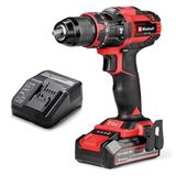 Einhell Akülü Darbeli Vidalama TE-CD 18/44 Li-i (1x2.5 Ah) Power X-Change (18 V, 44 Nm, darbeli delme, 13 mm metal mandren, 2 hız, 2.5 Ah akü ve şarj cihazı)