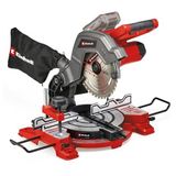 Einhell akülü gönye testere TE-MS 18/8 Li-Solo Power X-Change (18 V, Ø 216 karbür uçlu bıçak, eğilebilir testere başlığı, döner tabla, aküsüz)