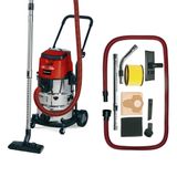 Einhell Akülü Islak/Kuru Süpürge TE-VC 36/30 Li S-Solo Power X-Change (36V, ECO/BOOST modu, 30 L paslanmaz çelik hazne, üfleme bağlantısı, 2,5 m dayanıklı hortum dahil, akü dahil değildir) - 2347140