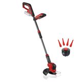 Einhell akülü kenar kesme makinesi GE-CT 18/25-1 Li-Solo Power X-Change (18 V, 25 cm kesim genişliği, dönebilen/eğilebilen motor başlığı, 20 plastik bıçak, 1 misina makarası dahil, pil dahil değildir)
