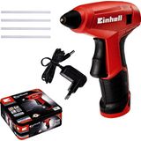 Einhell Akülü Sıcak Silikon Tabancası TC-CG 3.6/1 Li 4522190 | Li-ion | 3,6 V | maks. 160 °C | 30 saniye ısınma süresi | damlama önleyici sistem | metal kutu, şarj cihazı ve 4 silikon çubuğu dahil