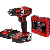 Einhell Akülü Vidalama TE-CD 18/40-1 Li Kit Power X-Change (18 V, 40 Nm, 13 mm mandren, 2 vites, 21 tork kademesi + delme modu, 2 adet 2.0 Ah akü ve şarj cihazı dahil) - 4514228