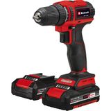 Einhell Akülü Vidalama TE-CD 18/40 Li BL (2x2.0 Ah) Power X-Change (Li-Ion, 18 V, 40 Nm, Kömürsüz, 2 vitesli şanzıman, elektronik hız kontrolü, 2 adet 2.0 Ah akü ve hızlı şarj cihazı dahil) - 4513995