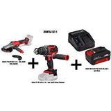 Einhell Avantaj Set-1 (einhell Tp-ag 18/125 F Li Bl Akülü Avuç Taşlama+einhell Tp-cd 18/60 Li-i Bl Akülü Darbeli Vidalama+einhell 18v 4,0 Ah Pxc Starter Kit, Akü ve Şarj Cihazı